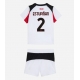 AC Milan Pervis Estupinan #2 Replike Gostujuci Dres za djecu 2025-26 Kratak Rukav (+ Kratke hlače)